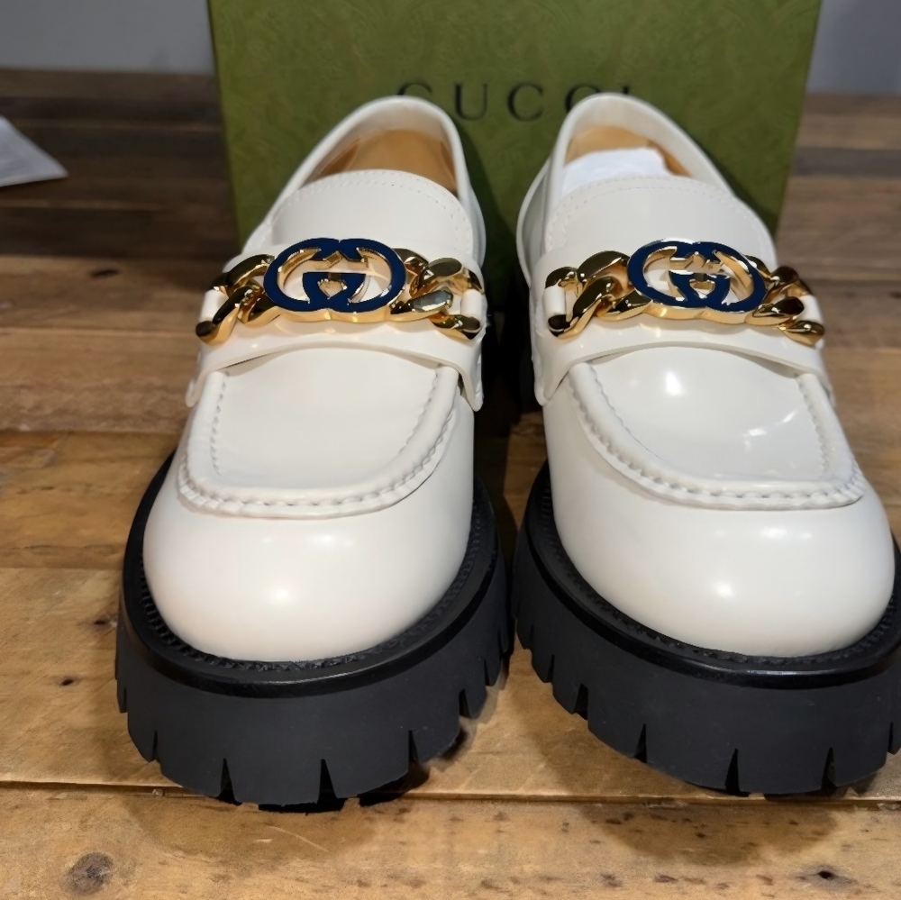 Gucci Jeanne Interlocking G Loafers NIB